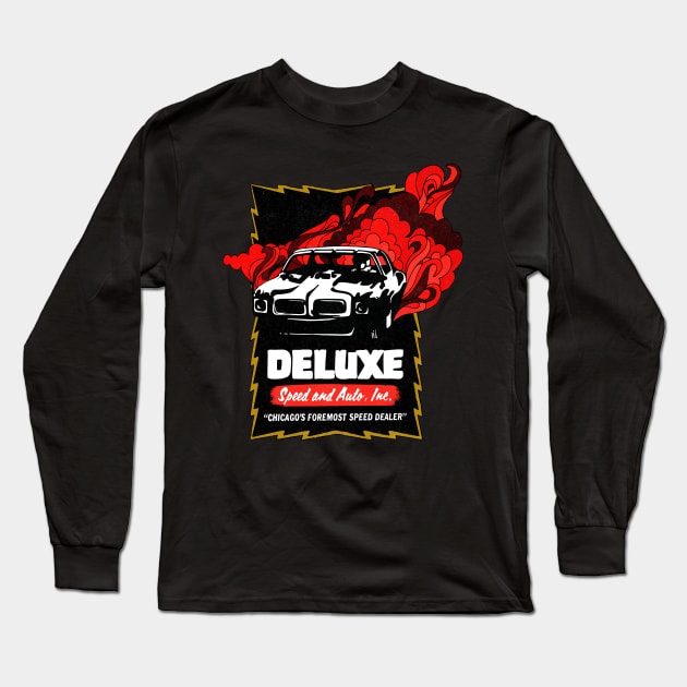 Vintage Muscle Car Dealer Long Sleeve T-Shirt by Kujo Vintage